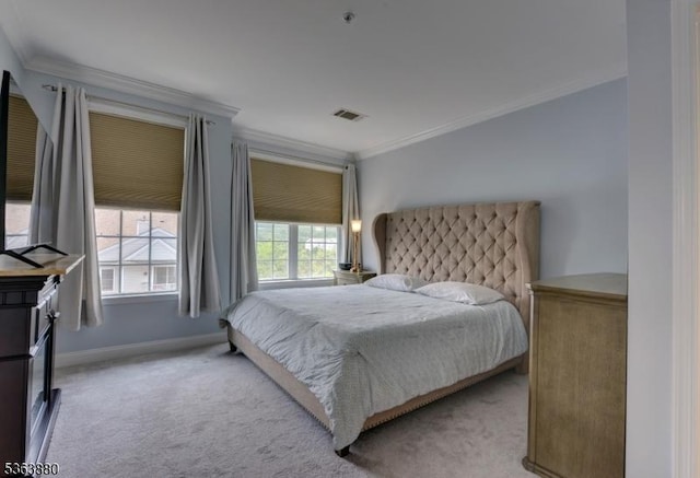 2409 Ramapo Ct, Riverdale Boro, NJ 07457 - carpeted bedroom featuring ornamental molding and baseboards
