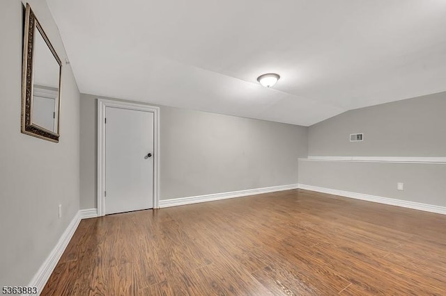 10 Central Ave Unit C, Caldwell Boro Twp, NJ 07006 - bonus room with vaulted ceiling and wood finished floors