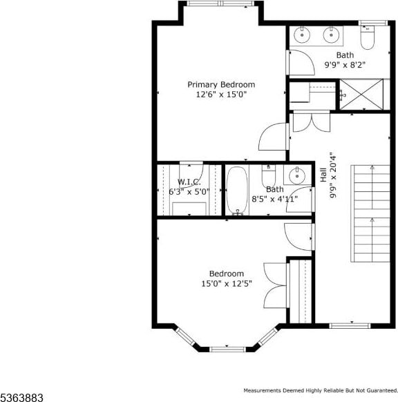 10 Central Ave Unit C, Caldwell Boro Twp, NJ 07006 - view of property floor plan