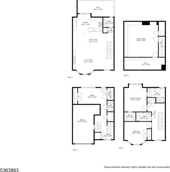 10 Central Ave Unit C, Caldwell Boro Twp, NJ 07006 - view of property floor plan