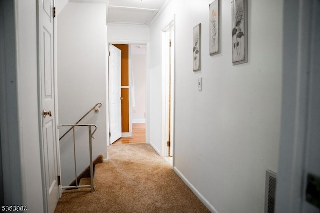 2 Monsey Rd, Raritan Twp, NJ 08822 - hall featuring carpet and attic access