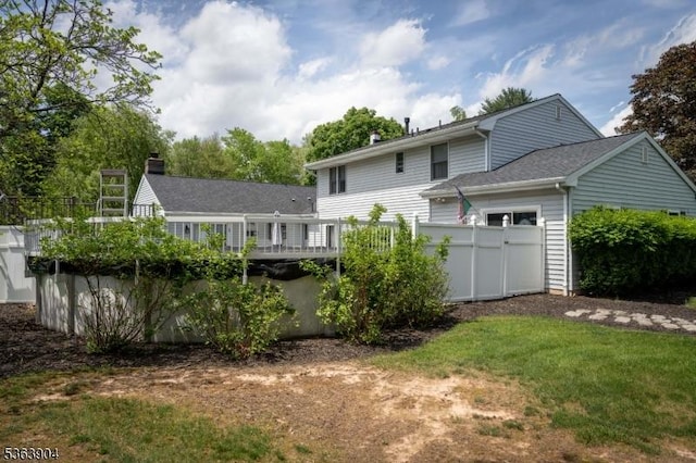 2 Monsey Rd, Raritan Twp, NJ 08822 - rear view of property featuring a garage