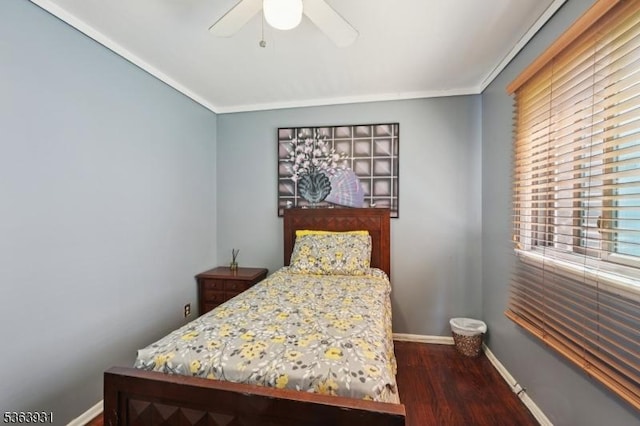 9 Lee Ct, Maplewood Twp, NJ 07040 - bedroom featuring wood finished floors and a ceiling fan