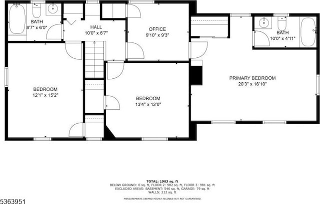 329 Hillside Ave, Livingston Twp, NJ 07039 - view of floor plan / room layout