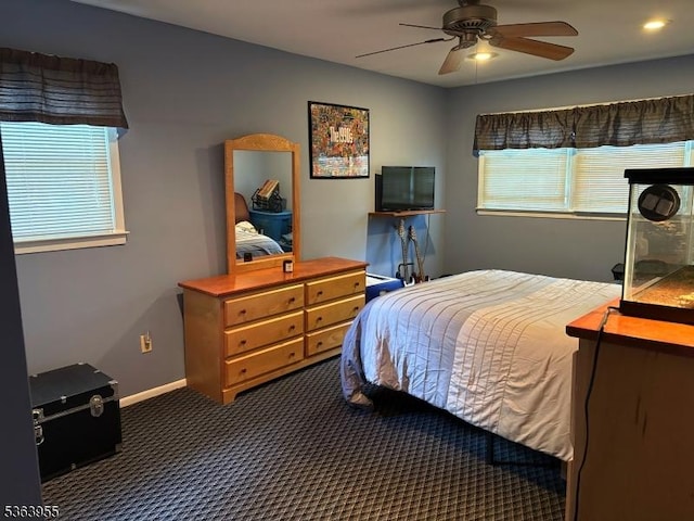 85 Stonehenge Ter, Clark Twp, NJ 07066 - bedroom with carpet flooring and ceiling fan