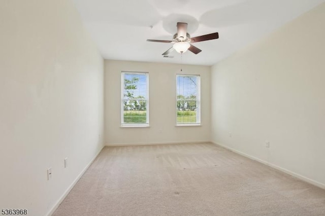 5003 Brookfield Glen Dr, White Twp, NJ 07823 - empty room featuring a ceiling fan and light colored carpet