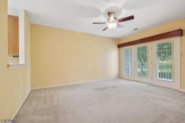 5003 Brookfield Glen Dr, White Twp, NJ 07823 - unfurnished room featuring light colored carpet and a ceiling fan