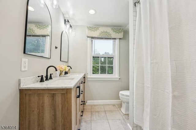64 Mckinley Ave, West Caldwell Twp, NJ 07006 - full bath featuring vanity and tile patterned flooring