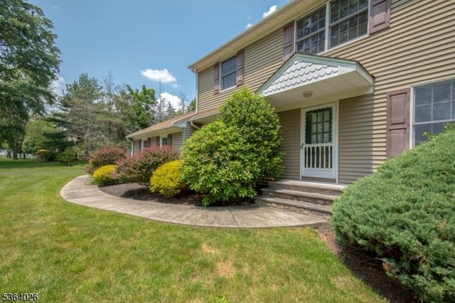 192 Carol Jean Way, Branchburg Twp, NJ 08876 - view of home's exterior featuring a lawn