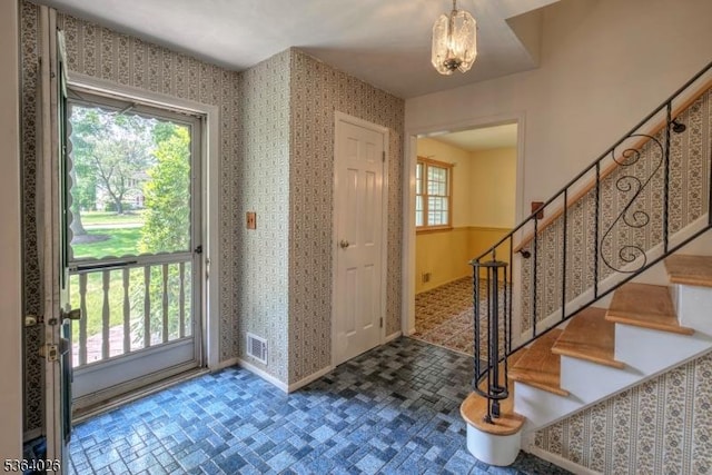 192 Carol Jean Way, Branchburg Twp, NJ 08876 - foyer with plenty of natural light and stairs