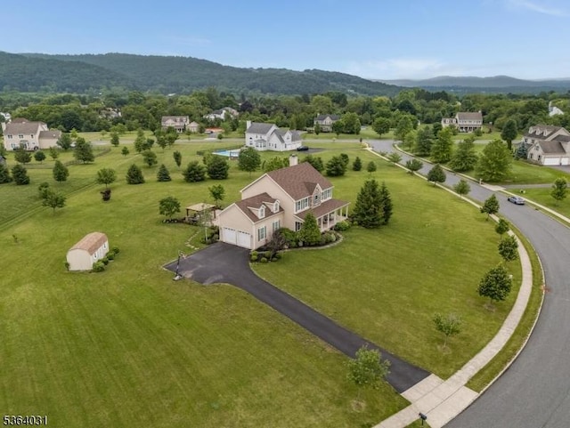 13 Highlands Way, Lopatcong Twp, NJ 08865 - view from above of property with a mountain backdrop