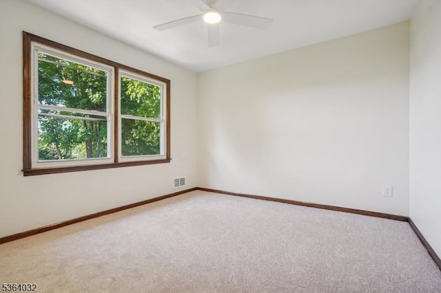 129 Jockey Hollow Way, Union Twp, NJ 07083 - carpeted spare room with a ceiling fan and baseboards