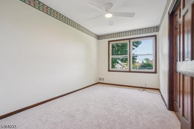 129 Jockey Hollow Way, Union Twp, NJ 07083 - unfurnished room featuring light carpet and a ceiling fan