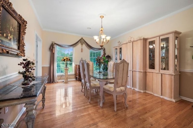 31 Deer Path, Hillsborough Twp, NJ 08844 - dining space with a chandelier, crown molding, and light wood-style floors