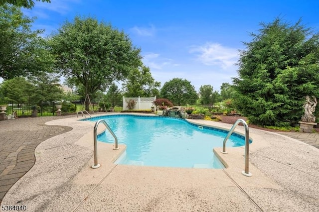 31 Deer Path, Hillsborough Twp, NJ 08844 - swimming pool with a patio