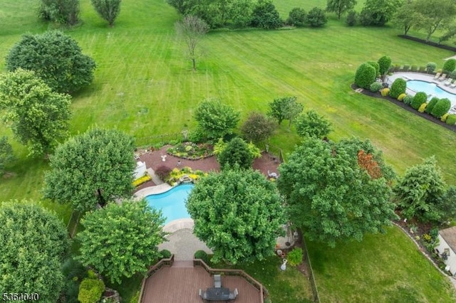 31 Deer Path, Hillsborough Twp, NJ 08844 - drone / aerial view of a pool