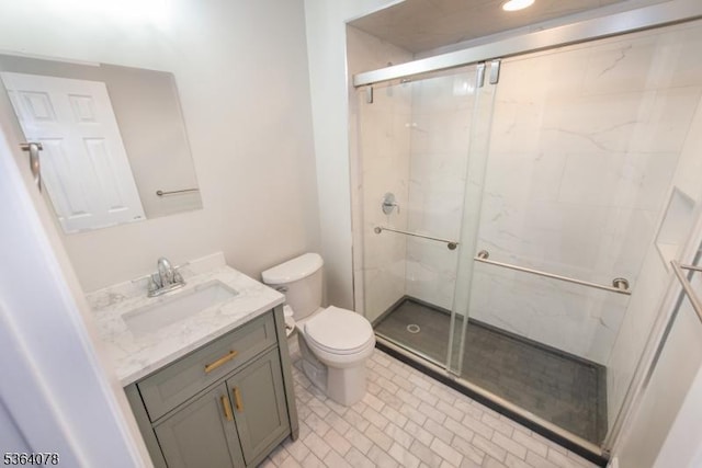 2 Falkenstein Dr Unit 10, Vernon Twp, NJ 07462 - full bathroom featuring vanity and a stall shower