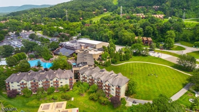 2 Falkenstein Dr Unit 10, Vernon Twp, NJ 07462 - bird's eye view of a forest and a pool area