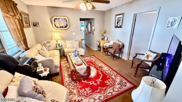 3 Hann Ter, Washington Boro, NJ 07882 - living area featuring ceiling fan
