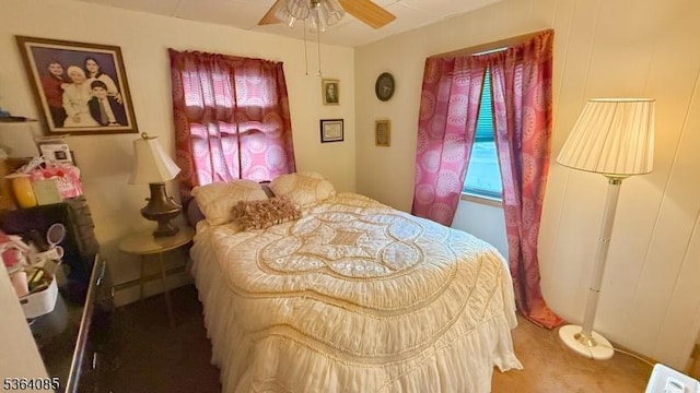 3 Hann Ter, Washington Boro, NJ 07882 - bedroom with a ceiling fan and carpet flooring