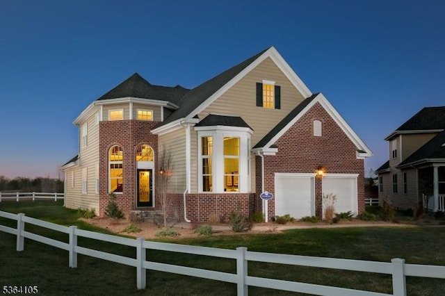 8 Leidl Cir, Hillsborough Twp, NJ 08844 - traditional home featuring brick siding and a garage
