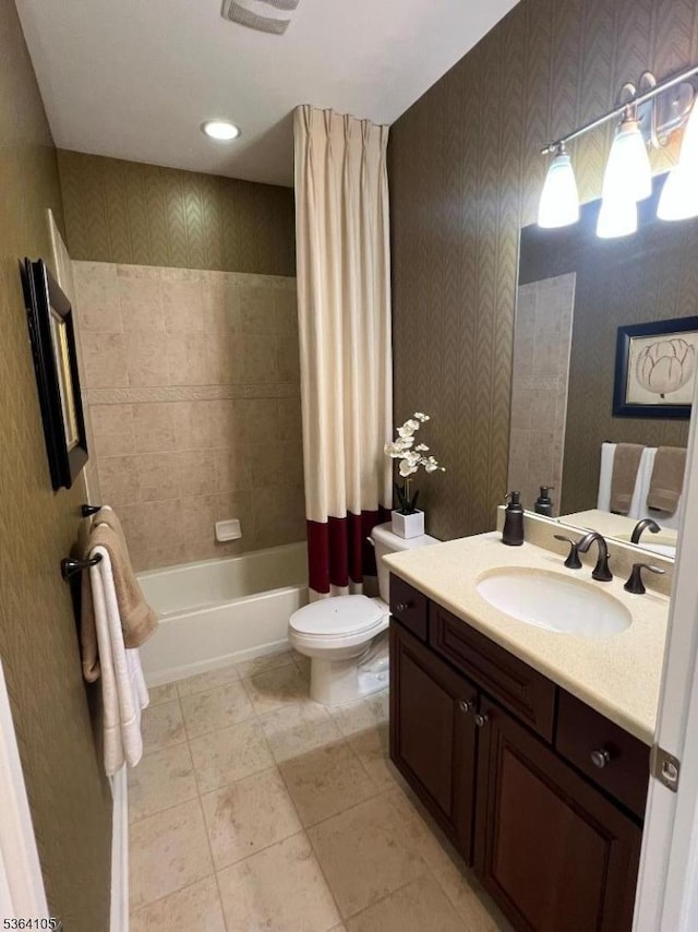 8 Leidl Cir, Hillsborough Twp, NJ 08844 - bathroom with vanity, shower / bath combo, and tile patterned floors