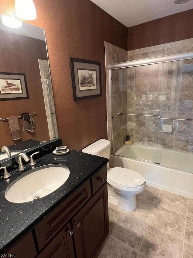 8 Leidl Cir, Hillsborough Twp, NJ 08844 - full bath featuring vanity, combined bath / shower with glass door, and tile patterned flooring