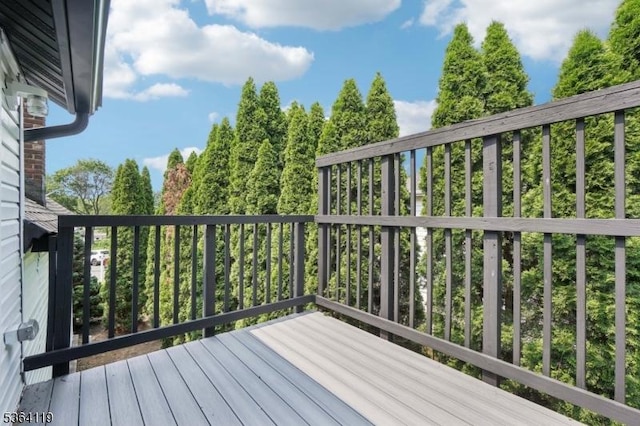 24 Tuers Pl, Montclair Twp, NJ 07043 - view of wooden deck