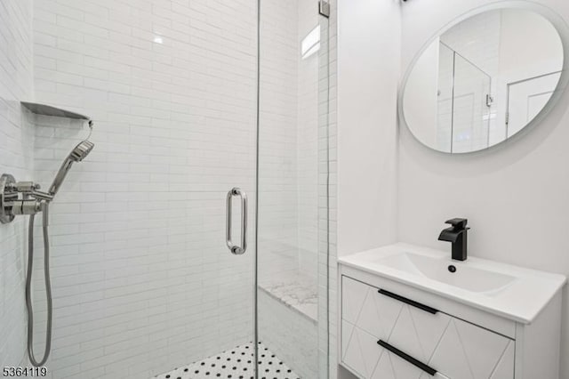 24 Tuers Pl, Montclair Twp, NJ 07043 - full bath featuring a shower stall and vanity