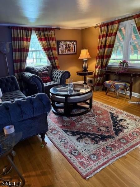 1221 Grant Ave, Plainfield City, NJ 07060 - living area with plenty of natural light and wood finished floors