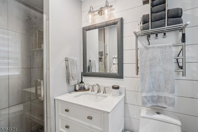 198 Pittsford Way, New Providence Boro, NJ 07974 - bathroom featuring vanity and a shower stall