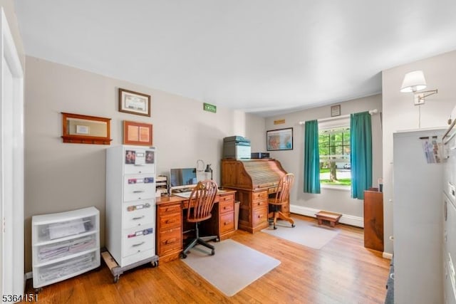 37 Dogwood Dr, Chester Twp, NJ 07930 - office area with light wood-type flooring