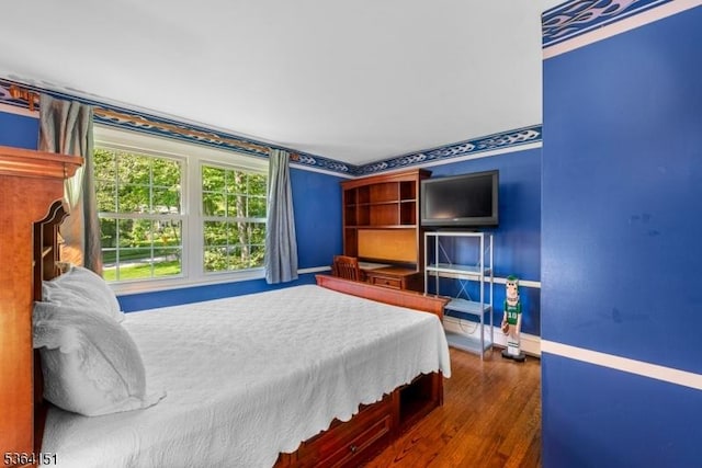 37 Dogwood Dr, Chester Twp, NJ 07930 - bedroom with baseboards and wood finished floors