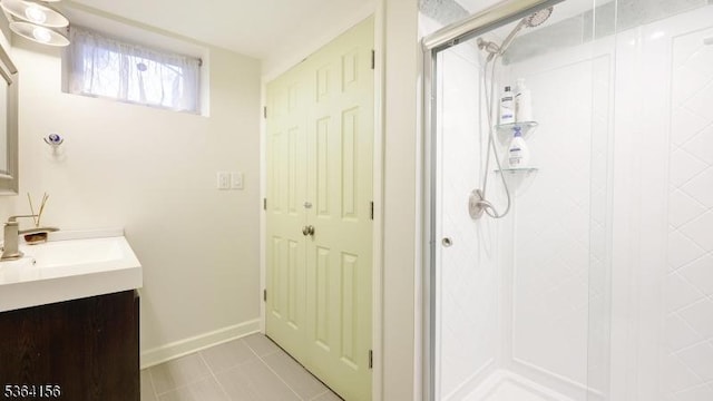 165 Rock Rd W, Green Brook Twp, NJ 08812 - full bathroom with vanity and a stall shower