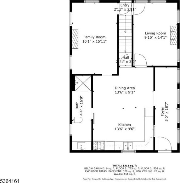 132 Axford Ave, Oxford Twp, NJ 07863 - room layout