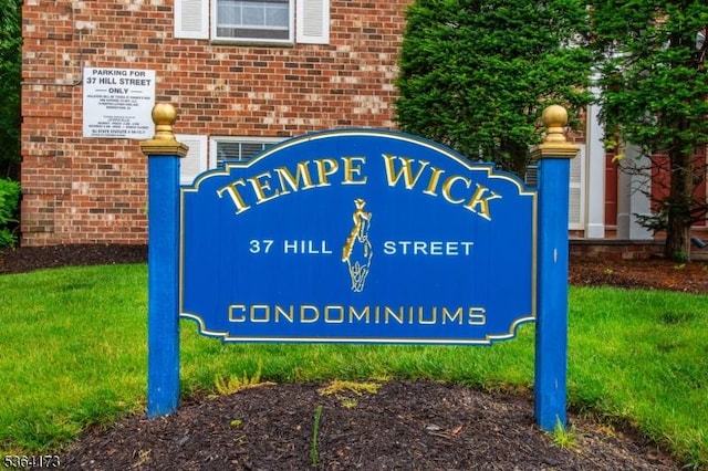 37 Hill St Unit A1, Morristown Town, NJ 07960 - view of community / neighborhood sign