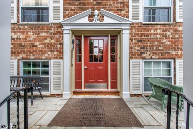 37 Hill St Unit A1, Morristown Town, NJ 07960 - entrance to property with brick siding