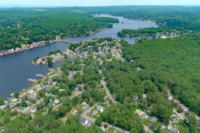 29 Tennis Rd, Jefferson Twp, NJ 07849 - bird's eye view of a forest and a nearby body of water