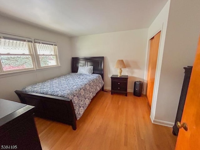 23 Bogle Ave, North Arlington Boro, NJ 07031 - bedroom with light wood finished floors and baseboards