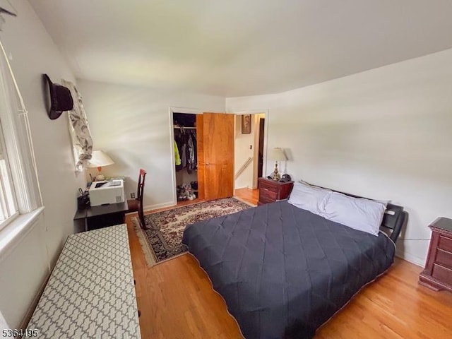 23 Bogle Ave, North Arlington Boro, NJ 07031 - bedroom featuring wood finished floors and a closet