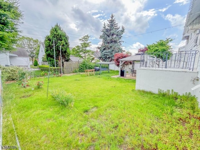 23 Bogle Ave, North Arlington Boro, NJ 07031 - view of yard featuring a gazebo