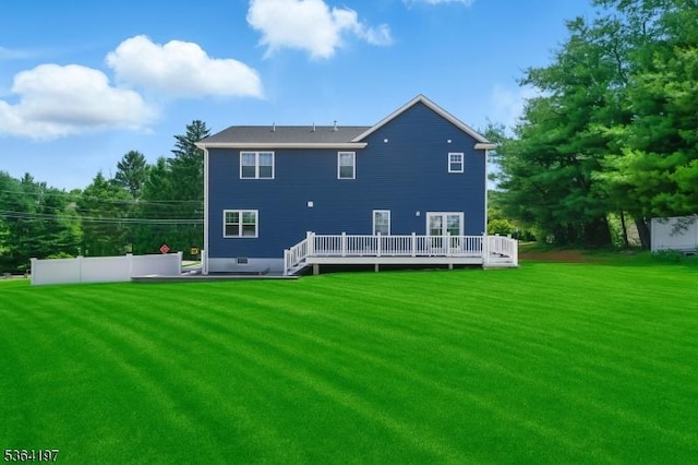 181 Randolph Ave, Mine Hill Twp, NJ 07803 - back of property with a wooden deck