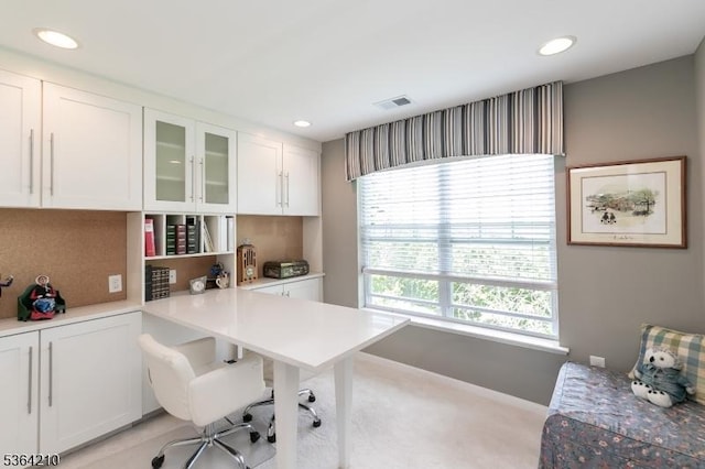 3 Indigo Rd, Allamuchy Twp, NJ 07840 - home office with light colored carpet and recessed lighting