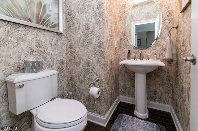 3 Indigo Rd, Allamuchy Twp, NJ 07840 - half bathroom featuring toilet and tile patterned flooring
