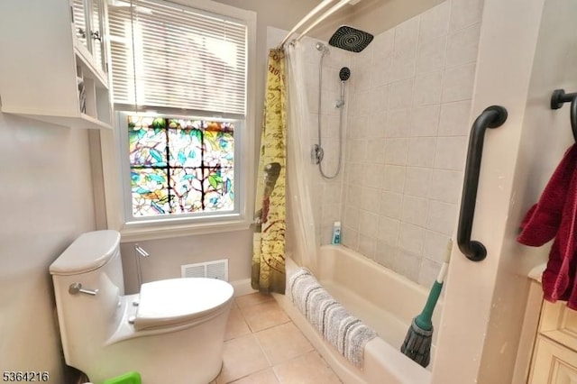 214 Franklin Ave, Seaside Heights Boro, NJ 08751 - full bathroom featuring tile patterned floors and shower / tub combo with curtain