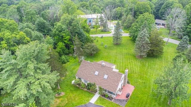 25 Mordaunt Rd, Vernon Twp, NJ 07462 - aerial view of property and surrounding area featuring a heavily wooded area
