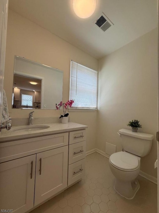 33 Fisher Ave, Bound Brook Boro, NJ 08805 - half bath with vanity and tile patterned flooring