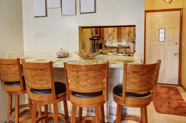 6 Essex St Unit F-32, Belleville Twp, NJ 07109 - indoor wet bar with tile patterned floors
