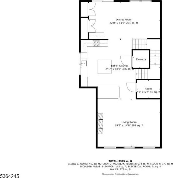 4 Hanover Rd Unit 1, Florham Park Boro, NJ 07932 - view of room layout