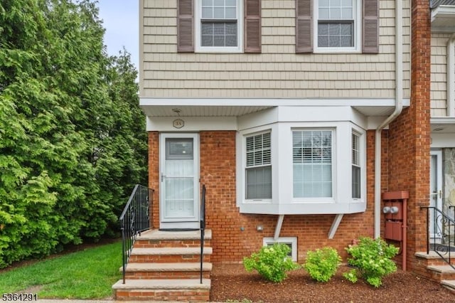1200 Springfield Ave Unit 3A, New Providence Boro, NJ 07974 - doorway to property featuring brick siding